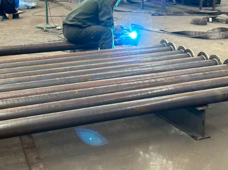 淮北20#无缝注浆管加工108*6钢花管棚管
